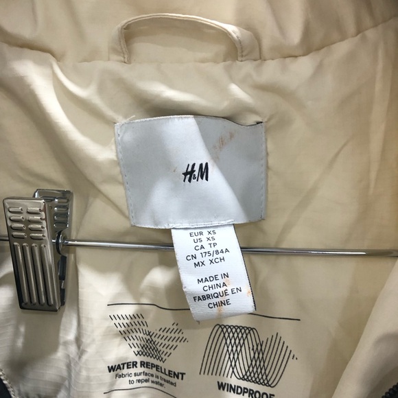 H&M Beige Windproof Jacket - Picture 3 of 4